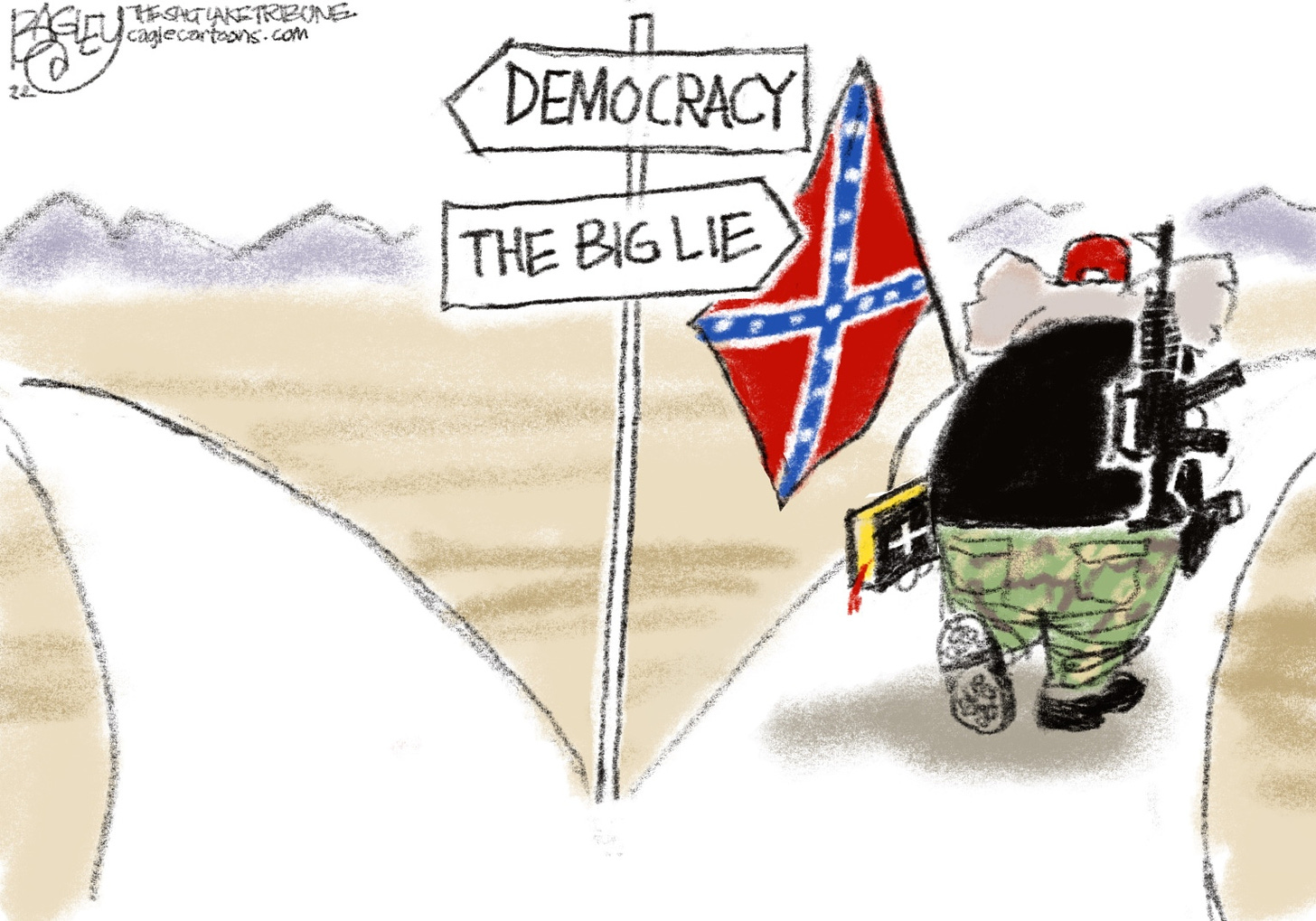 Republicans push the Big Lie to destroy democracy