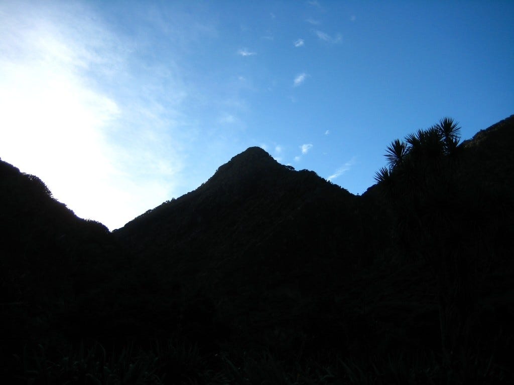 Pararaha Valley as sun rises