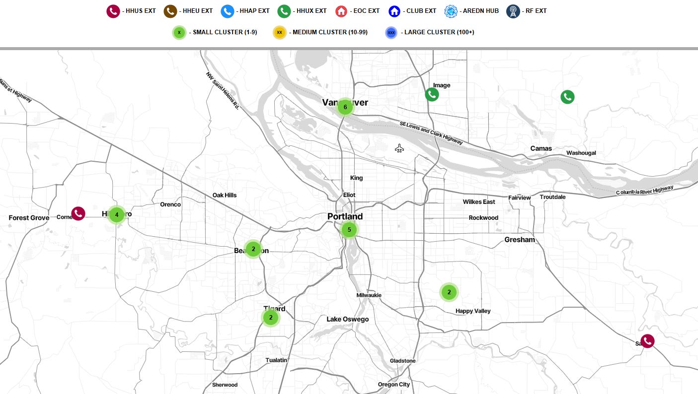 Hamshack Hotline endpoints near my Happy Valley location