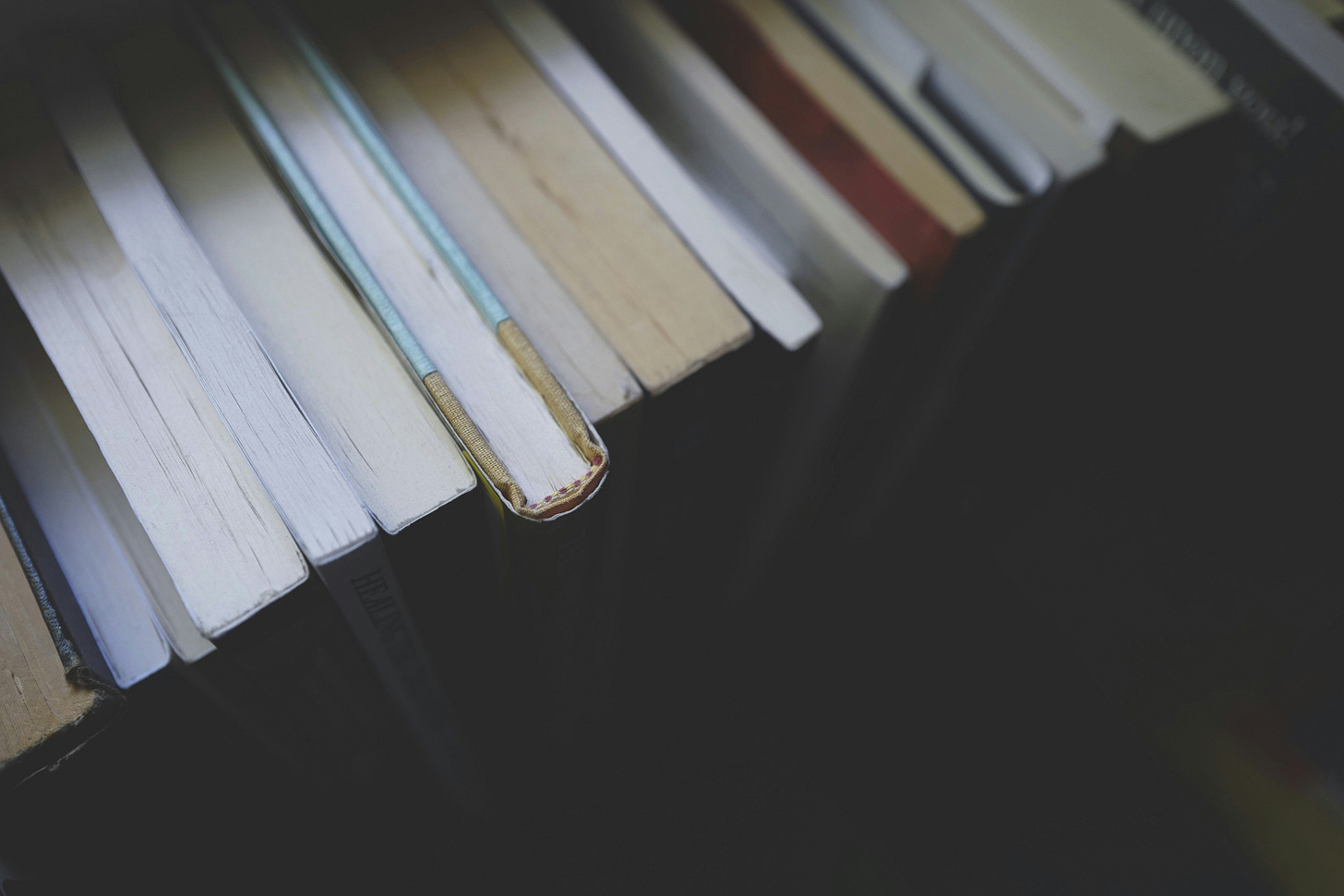 image of row of books