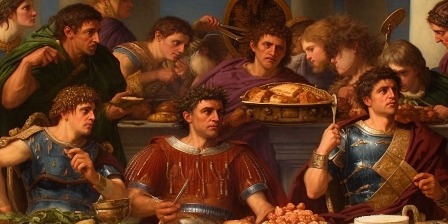 Eating etiquette in ancient Rome: The dos and don'ts when attending a Roman  Feast - History Skills