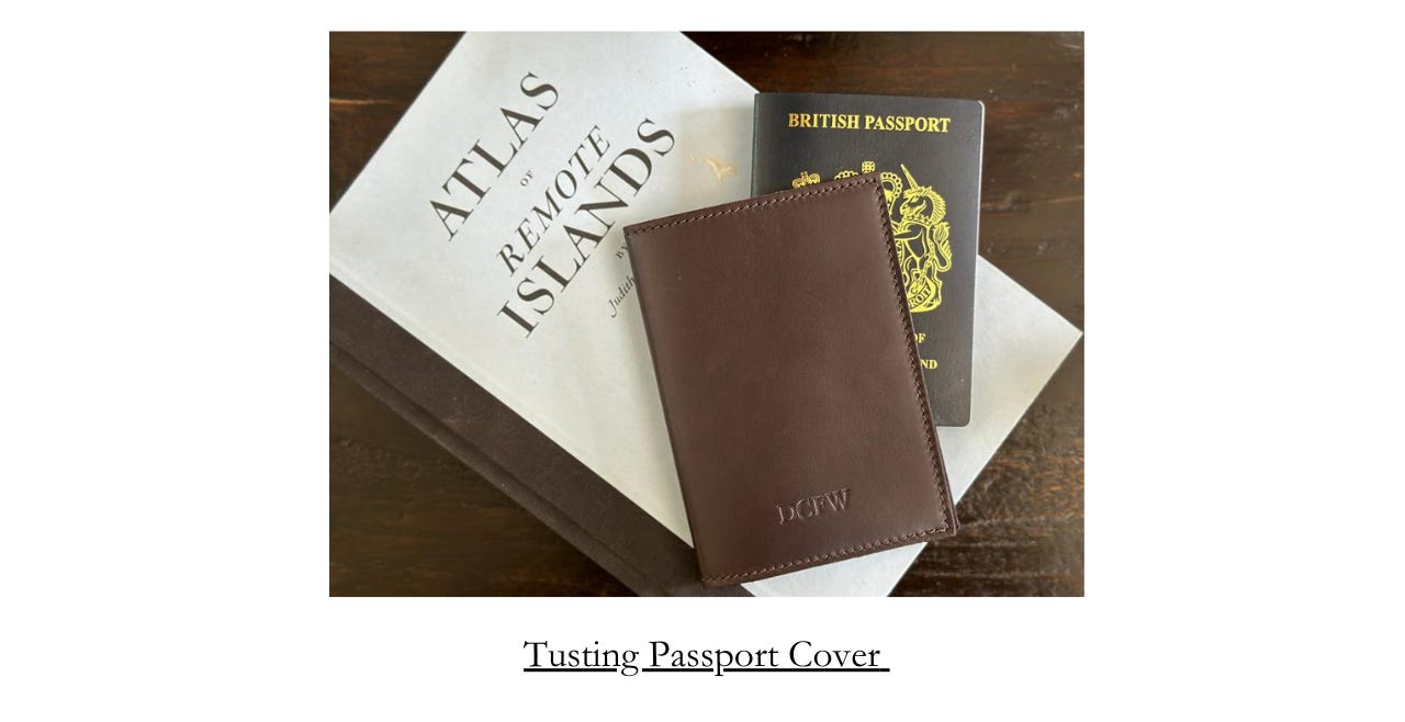 Tusting Passport Cover