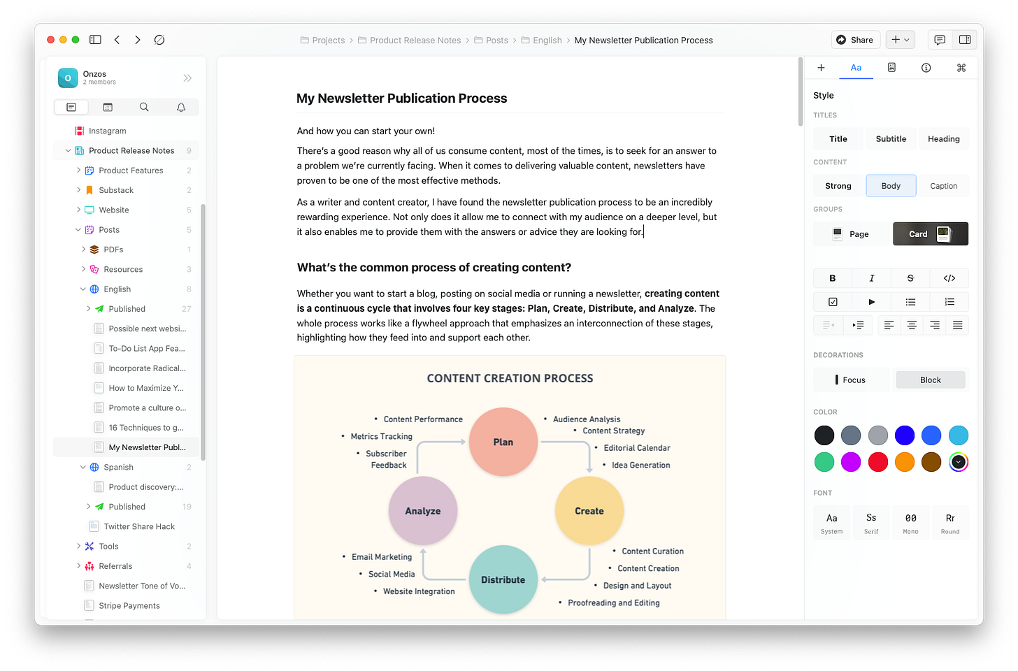 Product Release Notes: Draft in Craft.do app