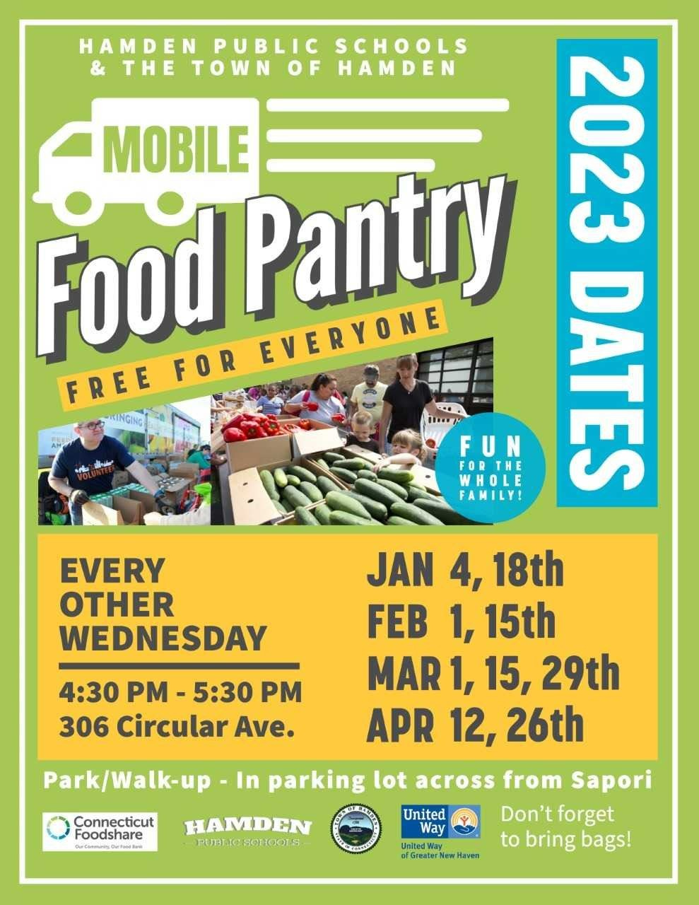 Mobile Food Pantry through April 2023 Opens in new window