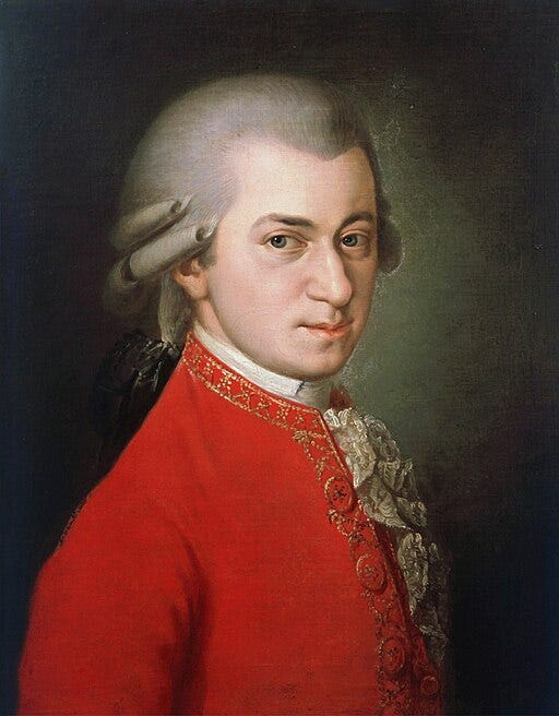 Mozart portrait Mozart portrait