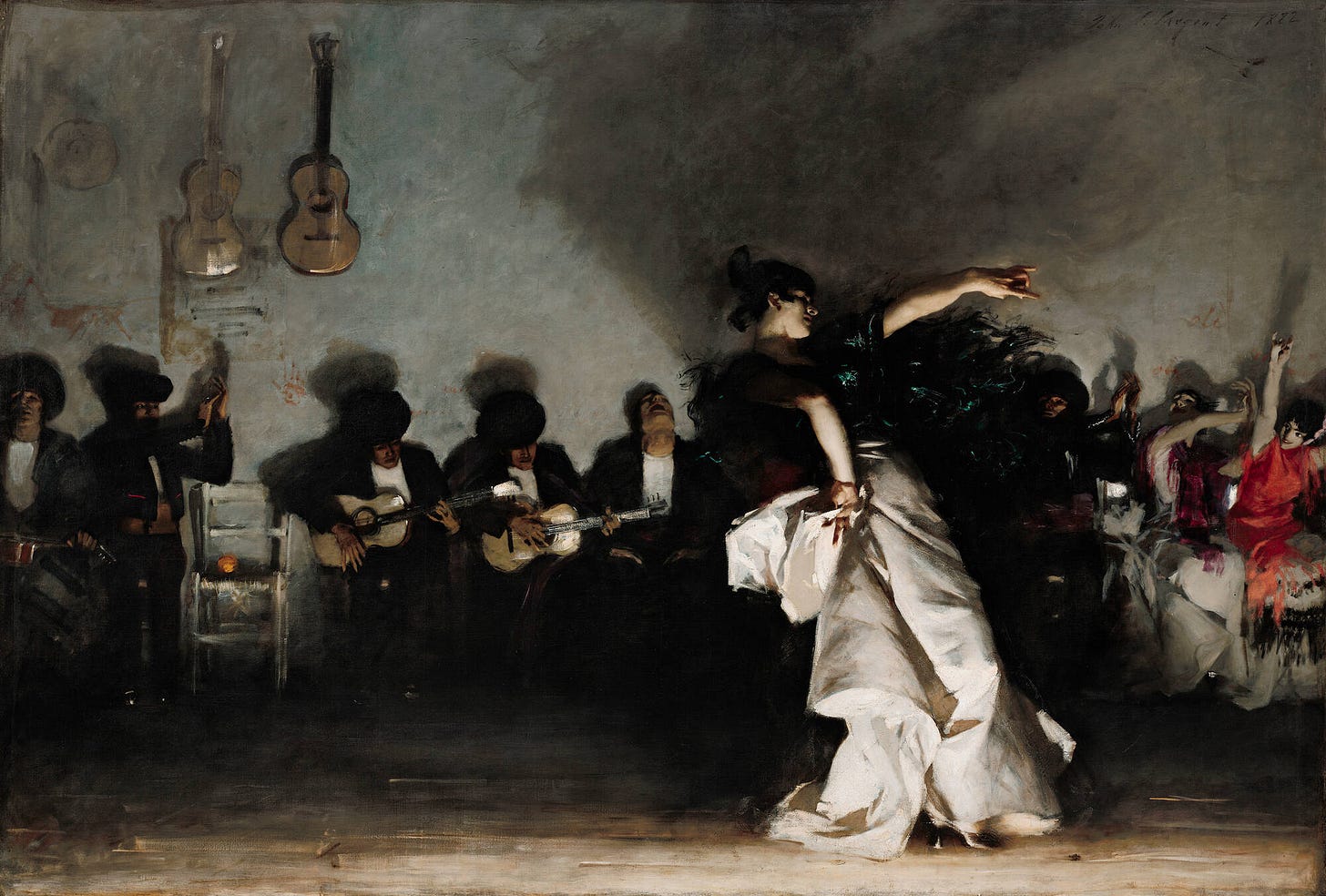 John Singer Sargent, El Jaleo, 1882, Oil on canvas, Isabella Stewart Gardner Museum, Image courtesy of the Isabella Stewart Gardner Museum