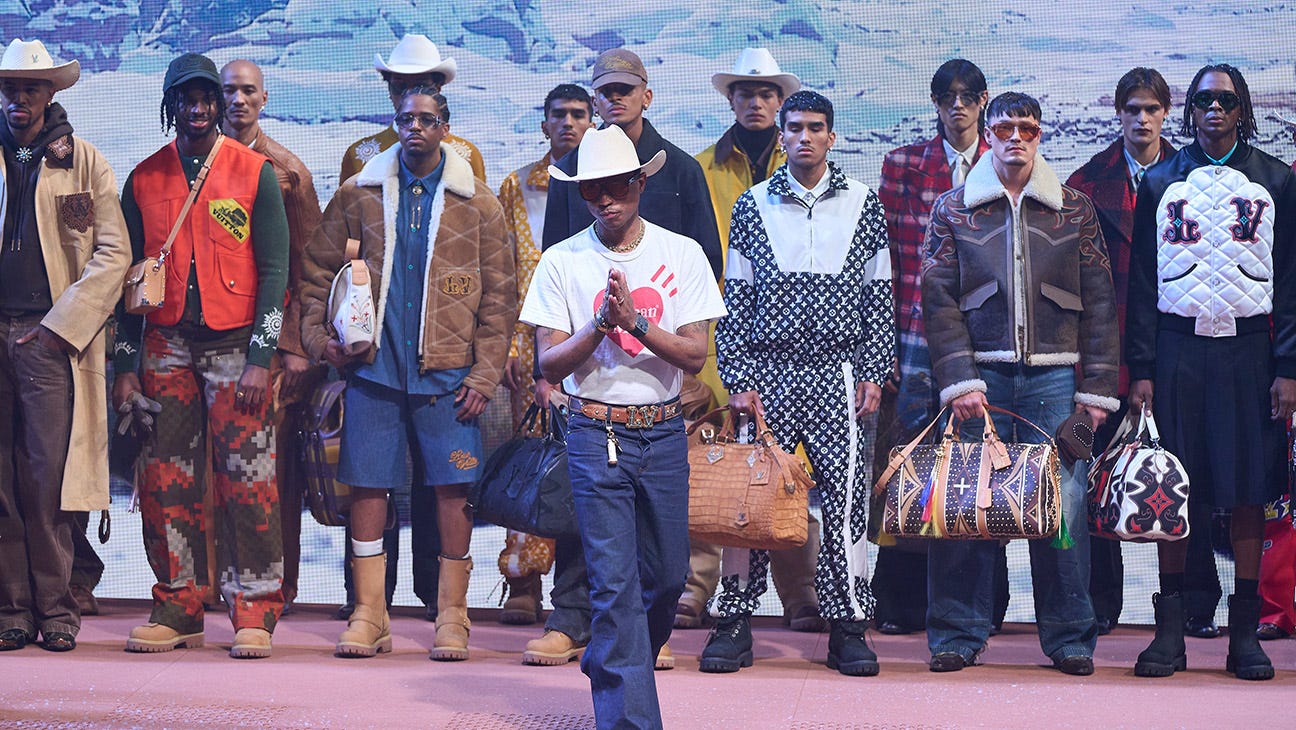 Pharrell Williams Reinvents the Cowboy for Louis Vuitton in Paris – The  Hollywood Reporter
