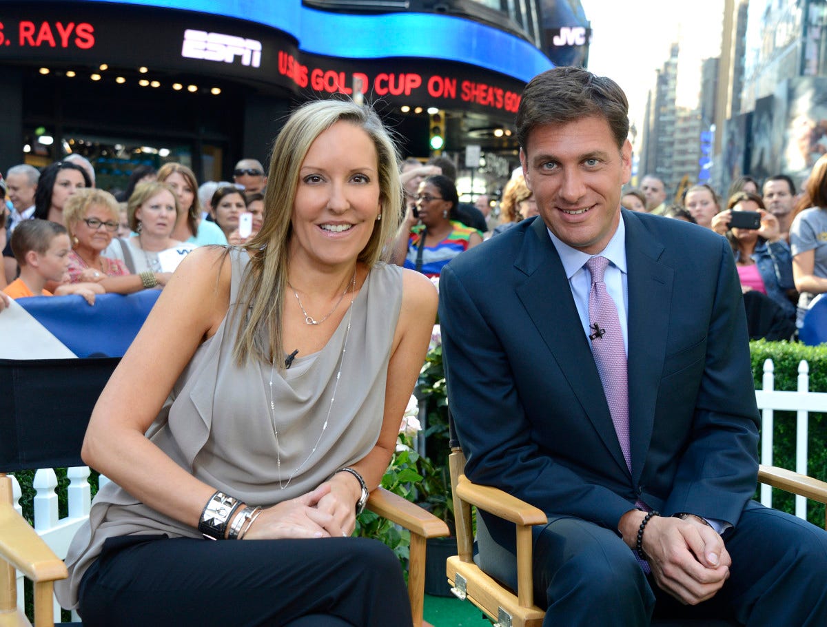 Mike Greenberg and his wife, Stacy.