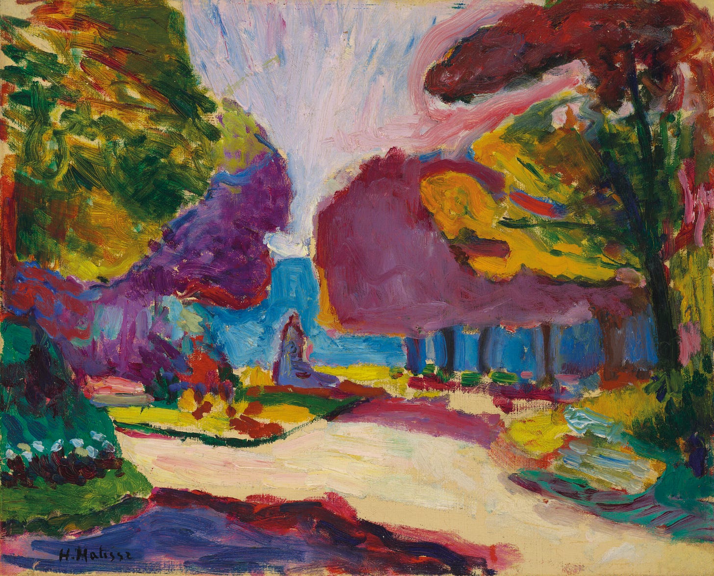 Henri Matisse | Jardin du Luxembourg, Paris (Circa 1902) | MutualArt