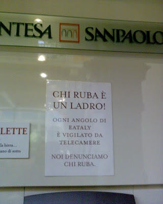 F R E E Z E R * | Denis Spedalieri | tra New York e Torino |: Chi ruba nei  supermercati?