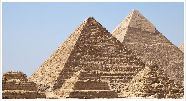 Pyramid - The pyramid is used in combination the All-Seeing Eye on the Great Seal of the United States