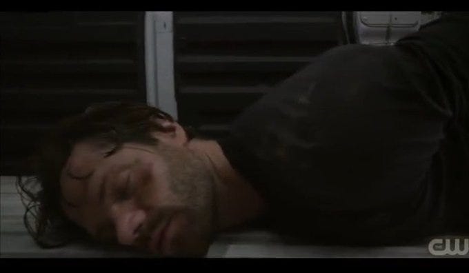 Jared Padalecki knocked out bruised walker finale 2.20