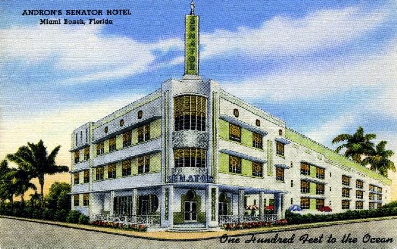  Figure 3: Postcard of Androns Senator Hotel