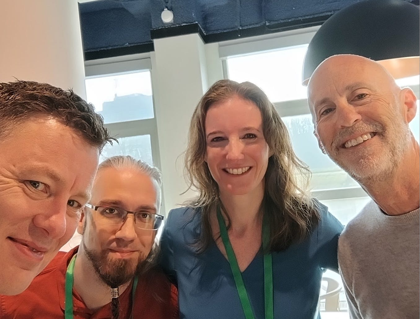 Me, Marty and a couple of other speakers: Ellen van Hemert and Steven Gillmann