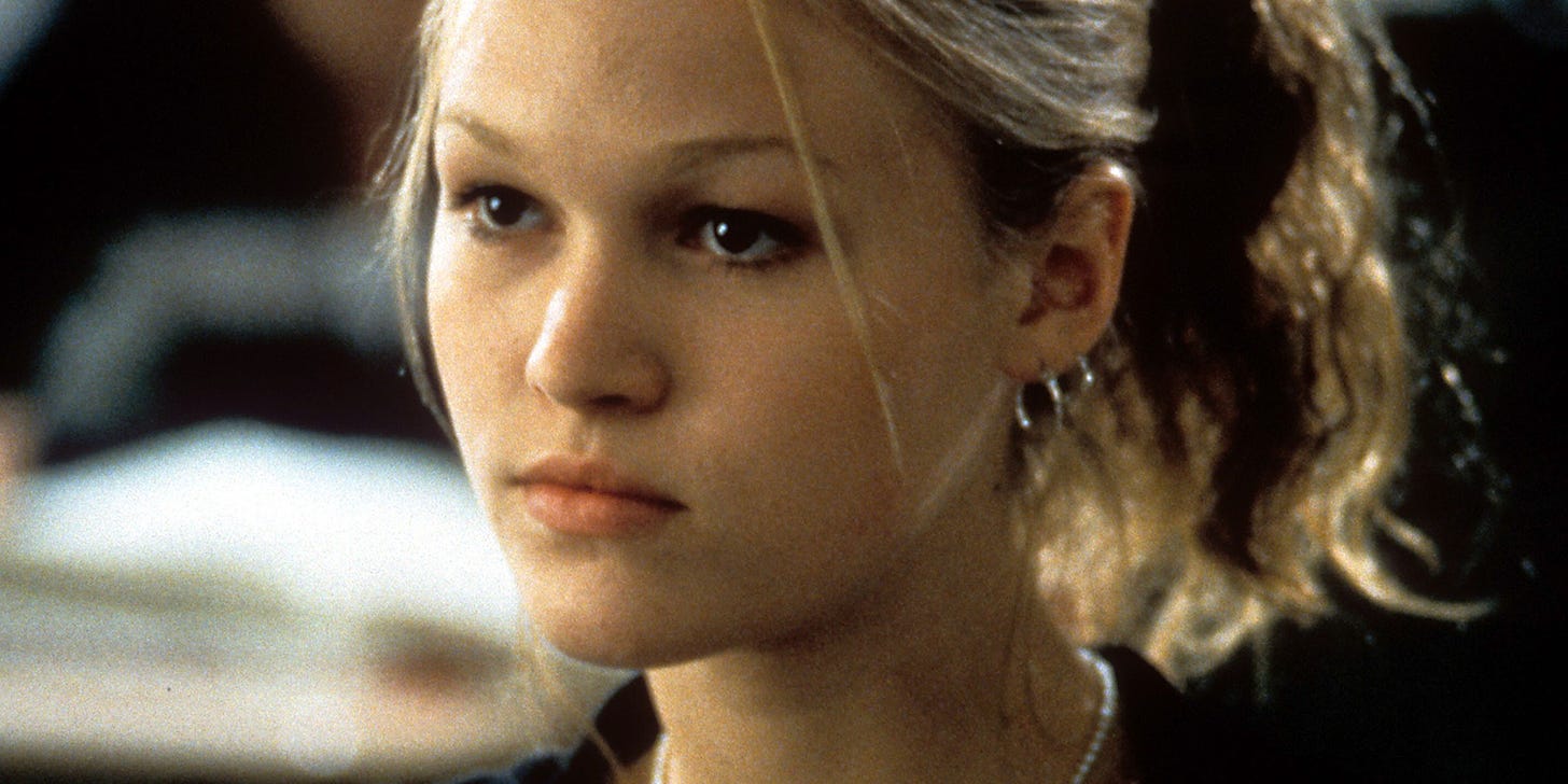 Julia Stiles says it's hard to watch '10 Things I Hate About You': 'I look  away'