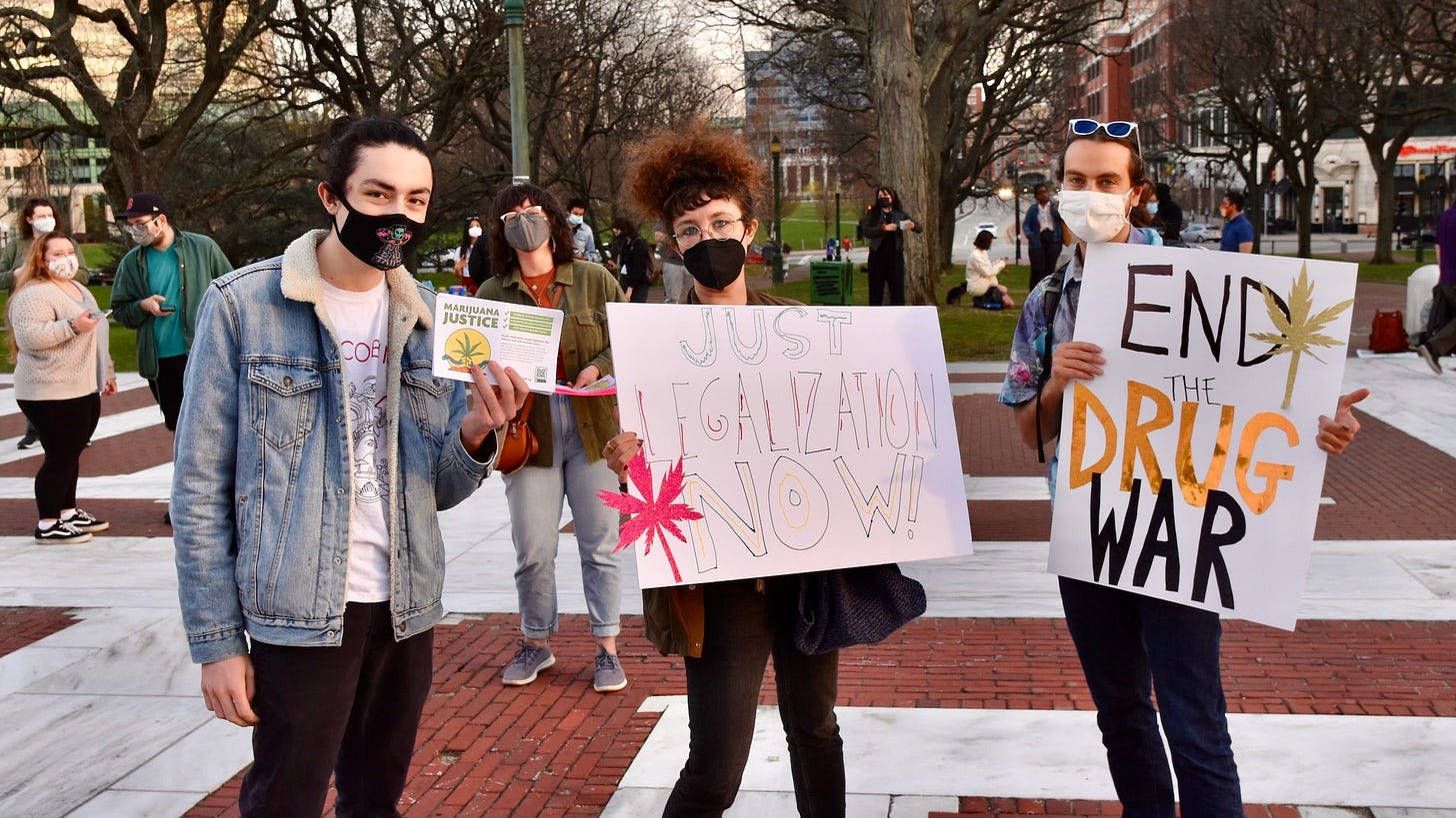 Reclaim RI Holds Rally for Cannabis Freedom and Justice at State House ...