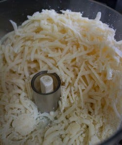 Shredded parmesan