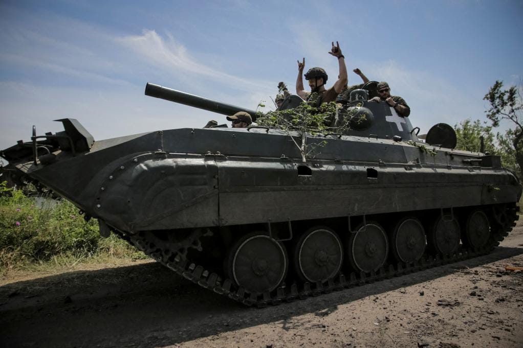 Several villages have been liberated since Ukraine’s counteroffensive began last week
