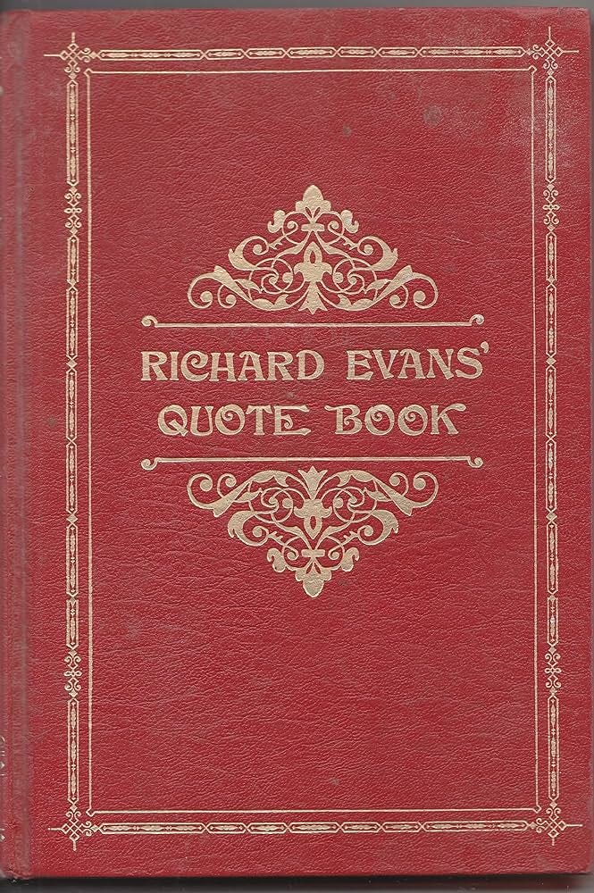 RICHARD EVANS' QUOTE BOOK : Amazon.co.uk: Books