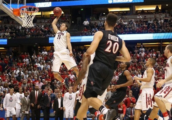 arizona vs wisconsin march madness 2015