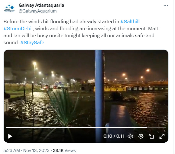 Galway Town Battling Floods