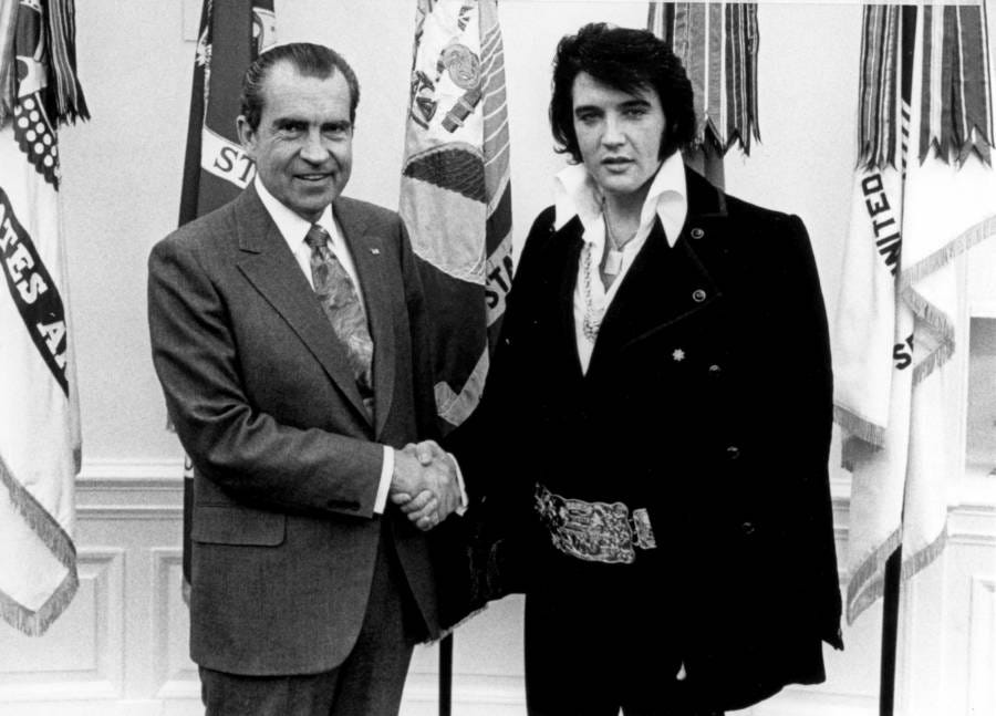 Nixon With Elvis