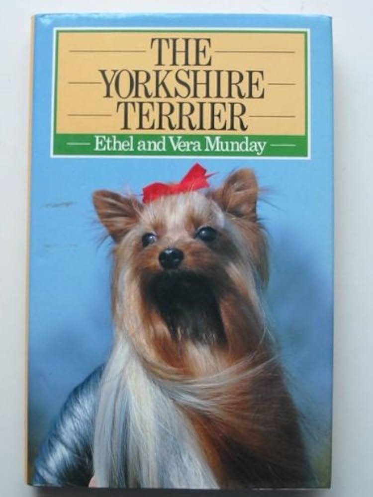 A different edition of the same book, with a colour photo. The dog's bow is red. Although, the author is now credited as Ethel and Vera Munday, so maybe Vera talked her round. 