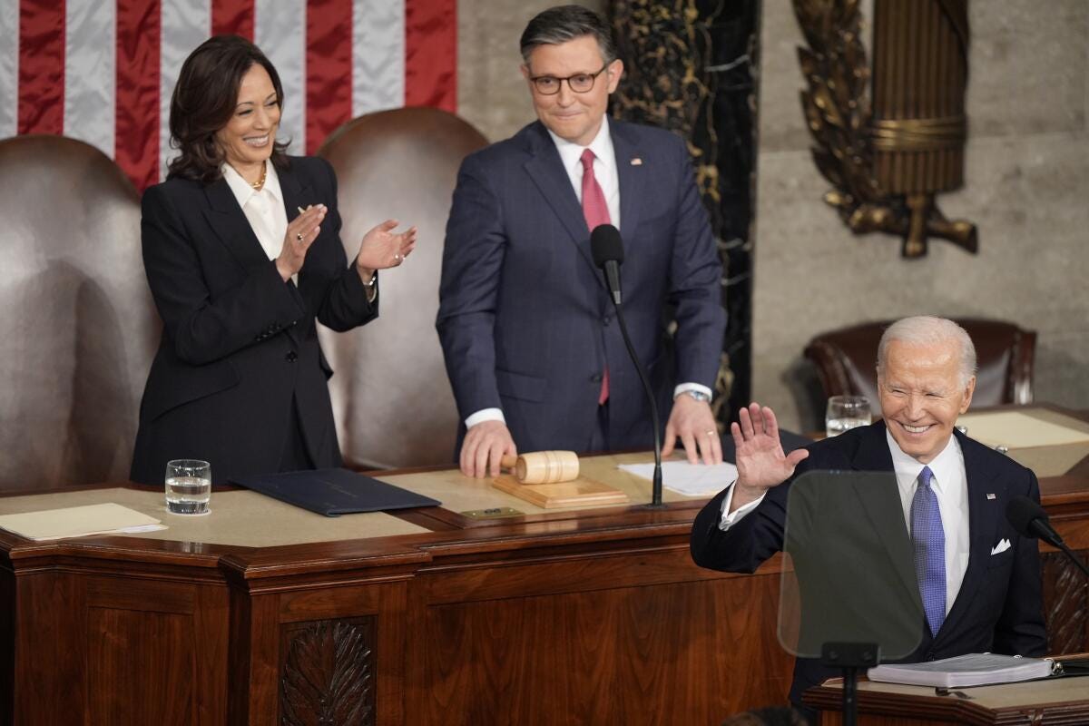 Biden's State of the Union address draws 32 million TV viewers - Los  Angeles Times