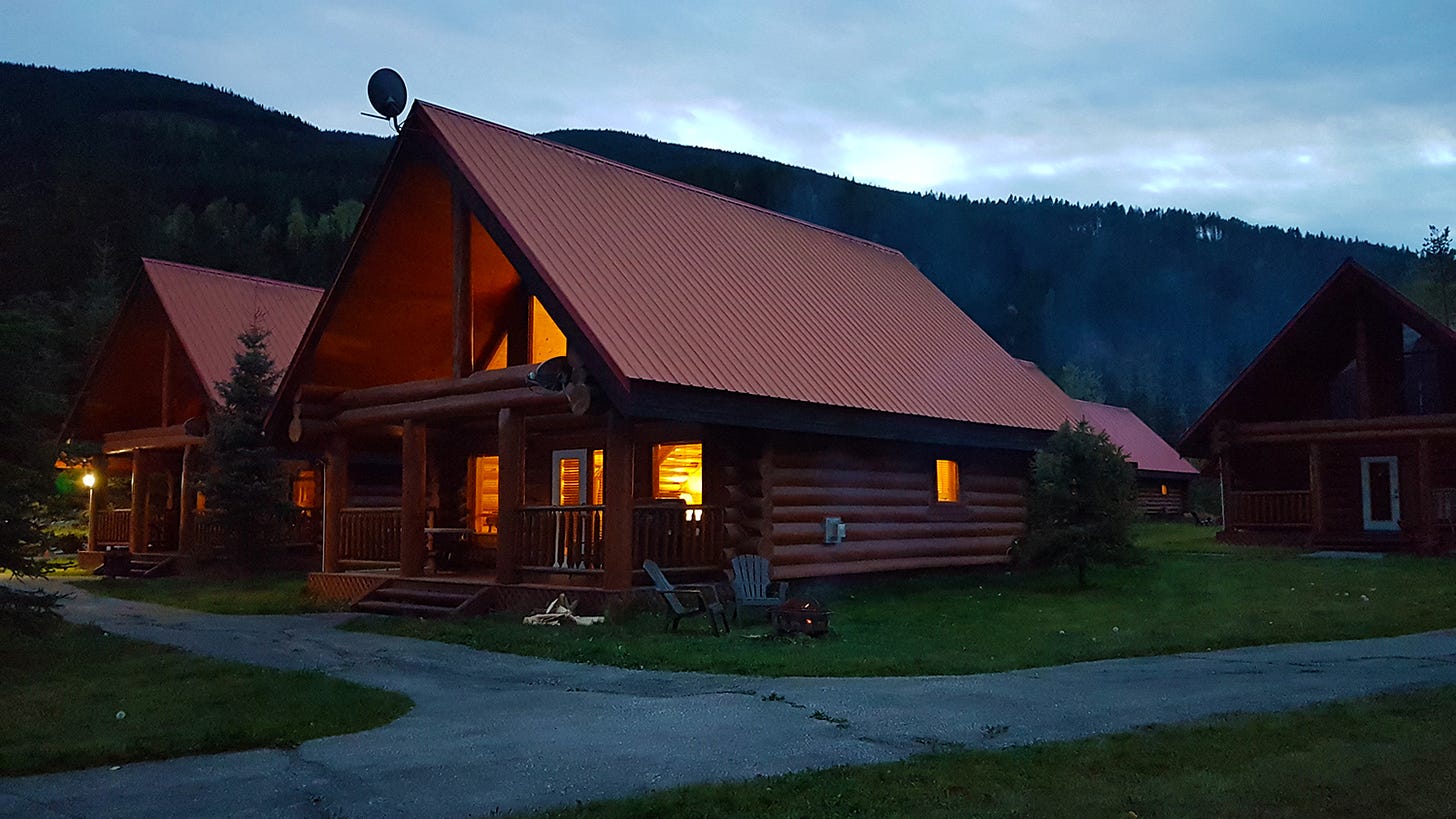 Yoho Chalet cabins in Golden, BC