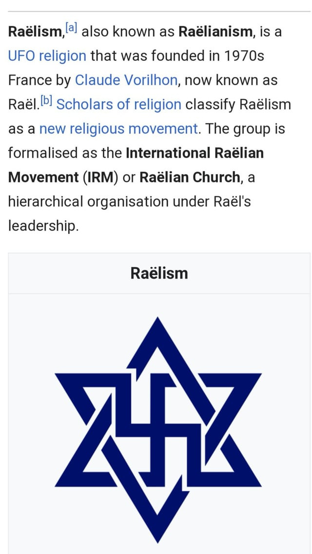 TIL there is a religion that had a symbol made outcof the swastika and the  star of david : r/interestingasfuck