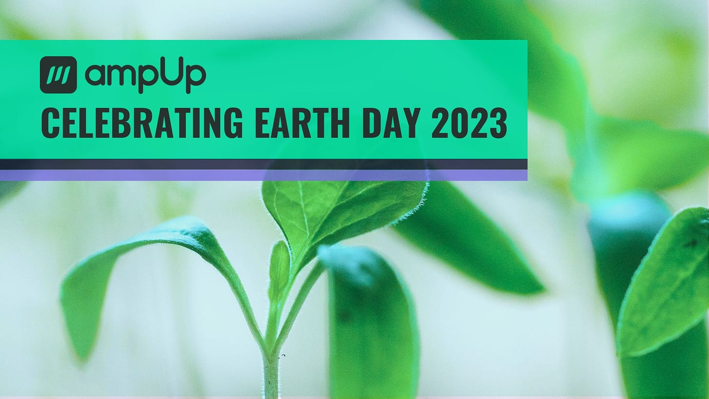 AmpUp EV Charing Earth Day 2023 Emissions Reduction