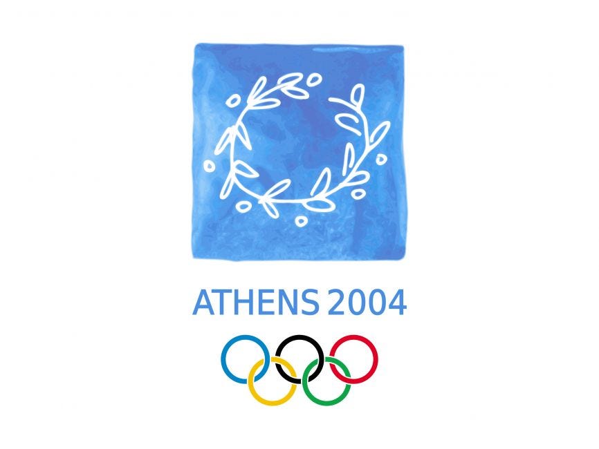 Summer Olympic Games in Athens 2004 Logo PNG vector in SVG, PDF, AI, CDR  format
