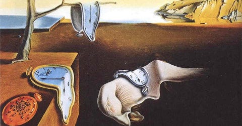 The Persistence of Memory "Salvador Dali Melting Clock" – ATX Fine Arts