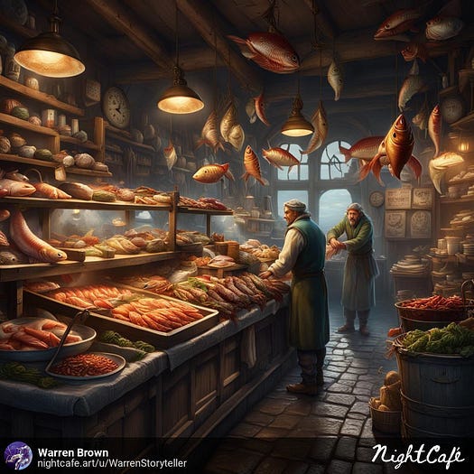 AI Art Fish Shop