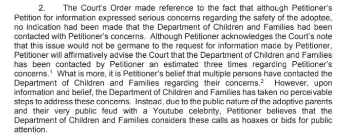 YouTuber Jeremy Hales linked to bogus custody petition filed by Miami lawyer Jenny Consuegra. The case was quickly dismissed as baseless.