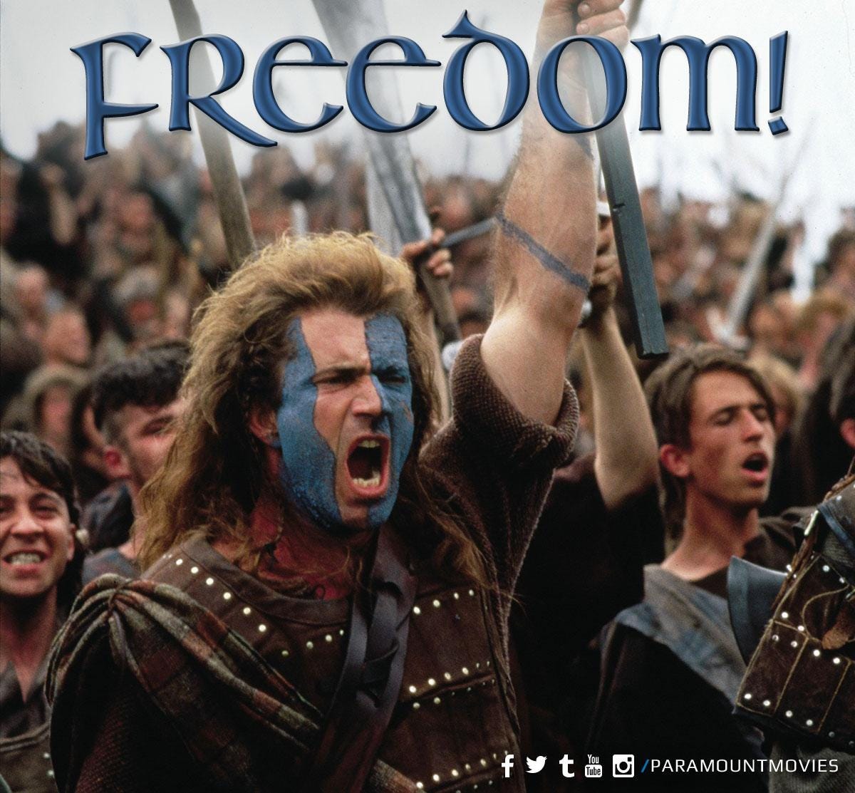 Paramount Movies on X: "#Braveheart won 5 #AcademyAwards, including Best  Picture. Watch the fight for freedom now: http://t.co/N3woTlsx26  http://t.co/YJH01ug7kR" / X