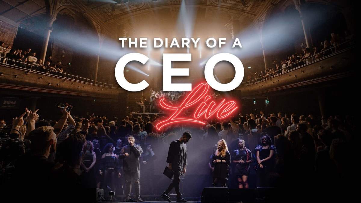 A REVIEW OF THE DIARY OF A CEO LIVE WITH STEVEN BARTLETT – Lizzie's Week