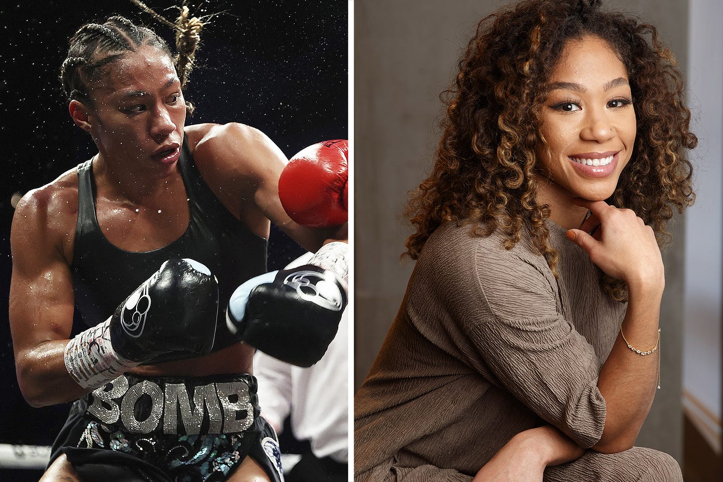 Boxer-model Alycia Baumgardner is 'a beast' and 'a beauty'