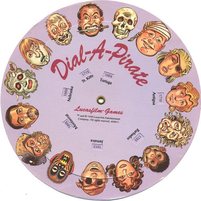 WANTED: “Dial-A-Pirate” code wheel for Monkey Island [FOUND!] -  Adventure/Lucasfilm Games - Official Thimbleweed Park Forums