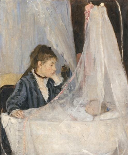 Le Berceau, 1872 - Berthe Morisot - WikiArt.org