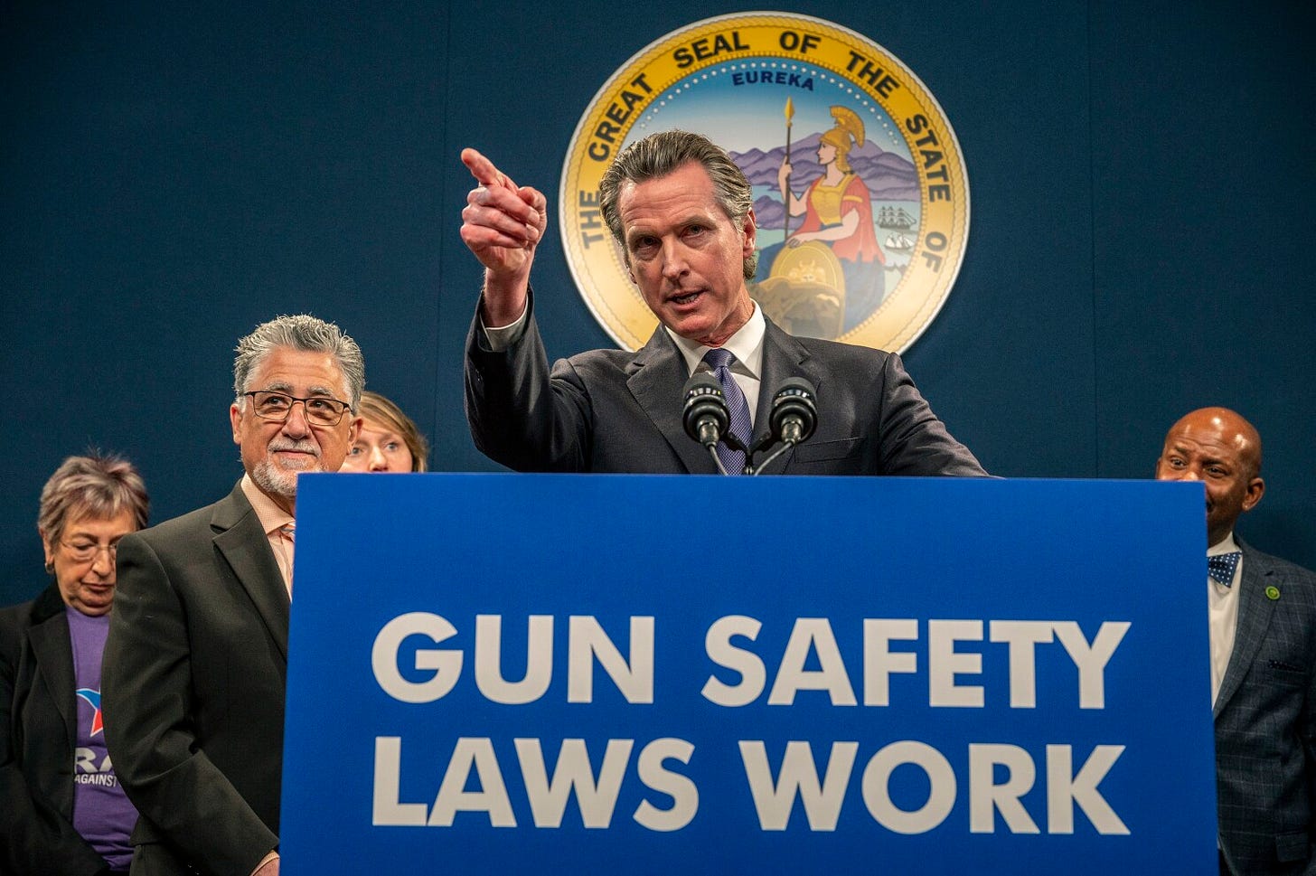 California's Newsom pushes constitutional amendment to tighten gun access  amid 2024 campaign | AP News