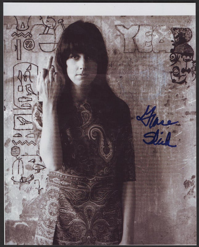 Lot Detail - Jefferson Airplane Grace Slick Signed Photograph
