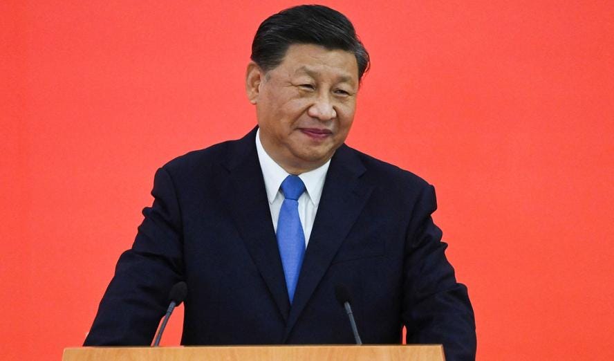 China's President Xi Jinping speaks ahead of the 25th anniversary of the former British colony's handover to Chinese rule, in Hong Kong, China, June 30, 2022, photo by Selim Chtayti/Pool/Reuters