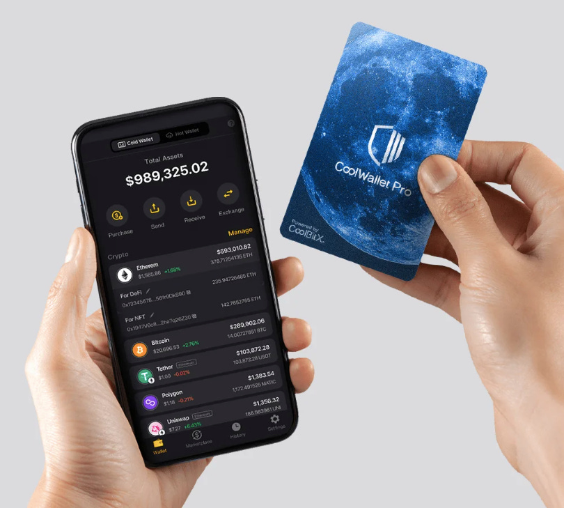 Air gapped wallet - CoolWallet