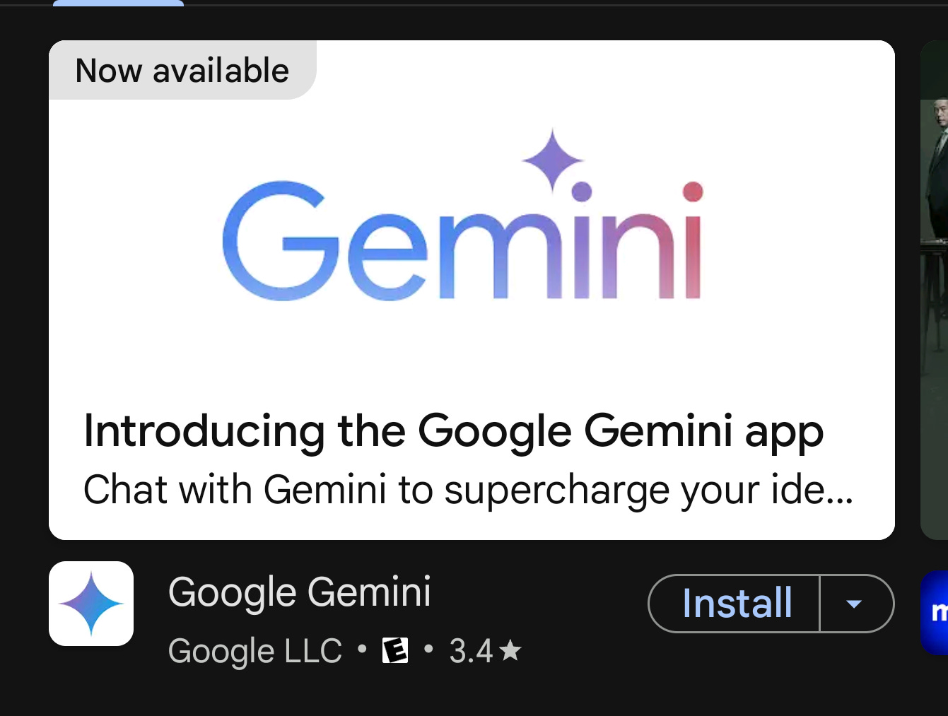 Google Gemini AI app