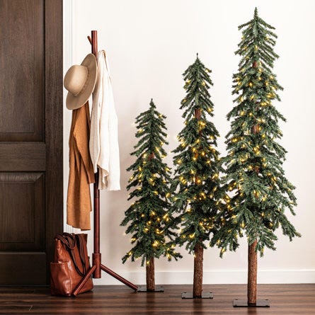 Wingrove 72'' Lighted Pine Christmas Tree