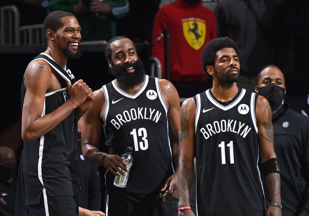 Big 3 may get more rest in second half of Nets' 2021-22 schedule
