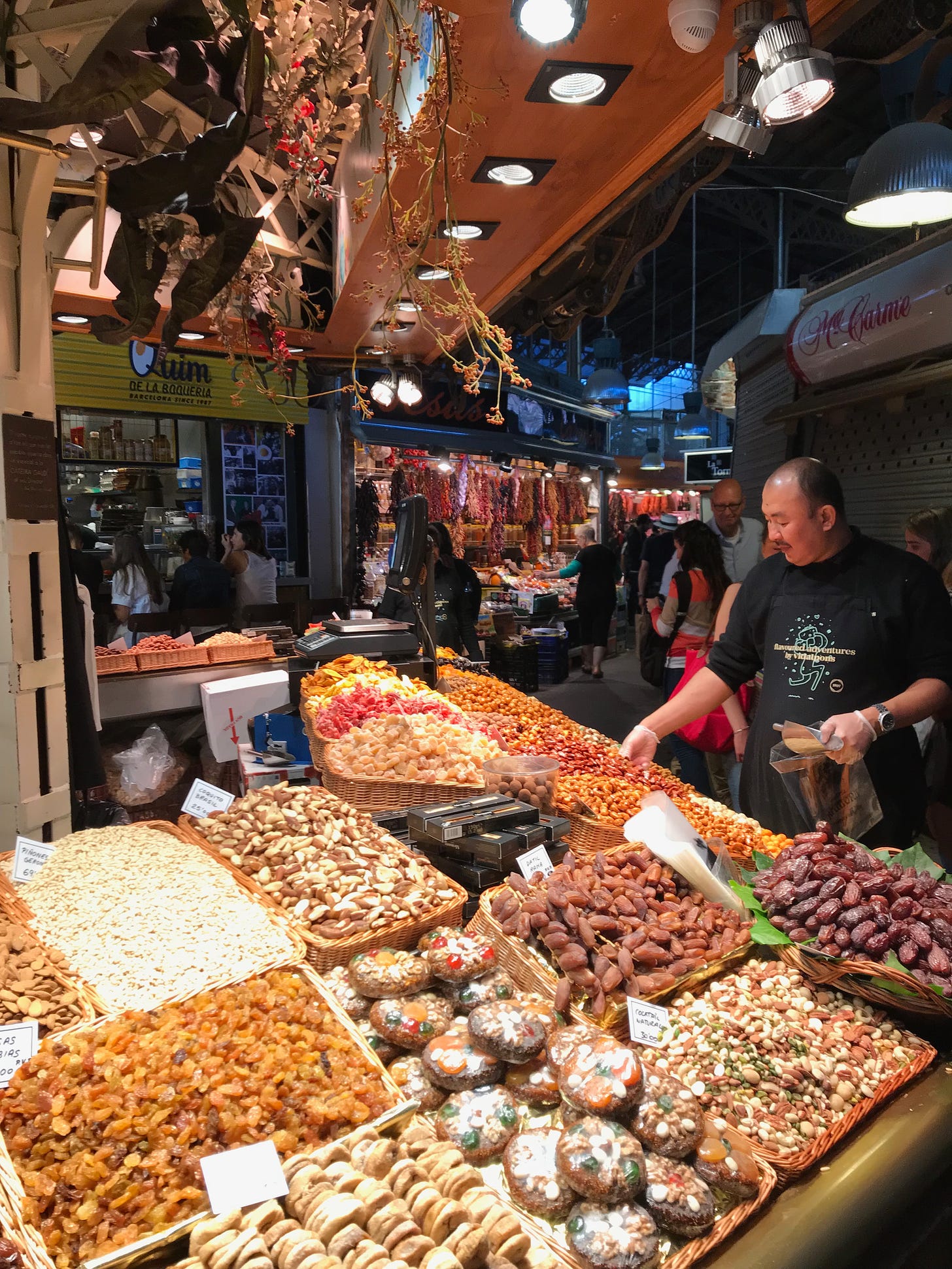 La Boqueria in Barcelona, Spain