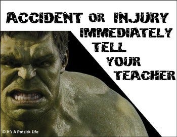 Hulk's STEM or Lab Safety Rules Expectation Posters - Beginning of  Year/Semester