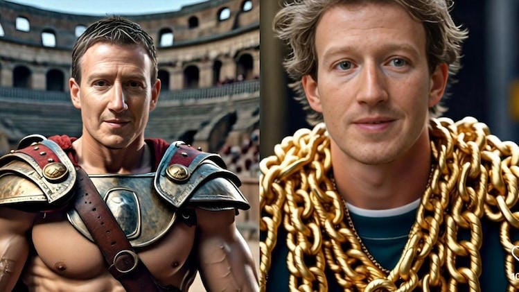'Imagine me as gladiator': Mark Zuckerberg unveils new Meta AI feature that will create real-looking images of yourself